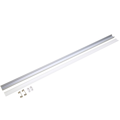 30/50 cm U/V/YW Style bande de LED en aluminium barre de lumière porte chaîne boîtier de couverture finissent pour LED bande de lumière lampe ensemble d'accessoires ► Photo 1/5