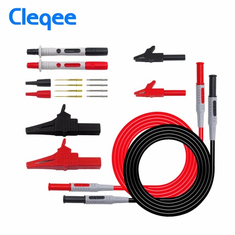 Cleqee P1600A kit de fils de Test fils de Test automobile pour multimètre universel multimètre sonde de test pince crocodile ► Photo 1/5