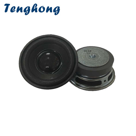 Tenghong – haut-parleur Audio, 2 pièces, 2 pouces, gamme complète, 4ohm, 3W, Bluetooth, Portable pour la réparation de Robot, bricolage, 52MM rond ► Photo 1/5