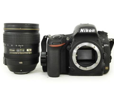 Nouveau boîtier d'appareil photo reflex numérique Nikon D750 avec objectif Nikon AF-S NIKKOR 24-120mm f/4G ED VR ► Photo 1/1