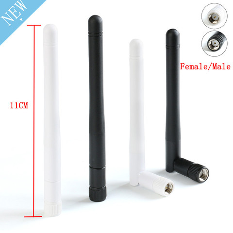 Antenne WIFI Omni 2.4GHz 3dBi avec connecteur femelle RP SMA mâle pour routeur sans fil prix de gros antenne wi-fi ► Photo 1/6