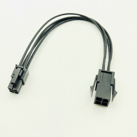 4Pin PC câble CPU alimentation rallonge câble bureau 4 broches 4 P ATX alimentation mâle à femelle connecteur câble 20 cm UL 18AWG fil ► Photo 1/6