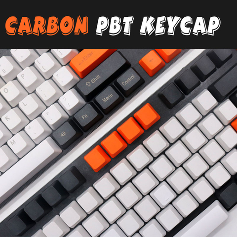 Porte-clés Pbt imprimé en carbone pour clavier mécanique 108 touches ensemble complet porte-clés Dolch Corsair Bfilco Minila ► Photo 1/6