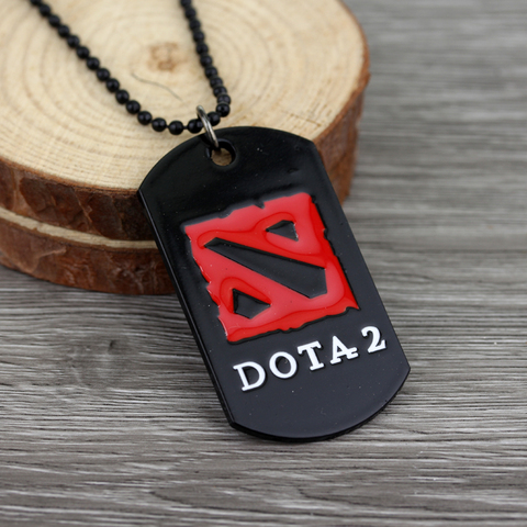 MQCHUN – collier DOTA 2 avec pendentif pour la défense des anciens, chaîne de jeu, nouvelle mode, LOGO Dota2, 394 ► Photo 1/6