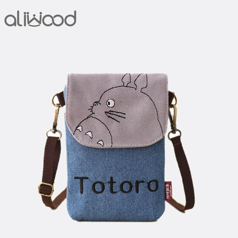 2022 nouveau dessin animé Totoro femmes sac sacs de messager dame Mini sac à bandoulière sacs à main femme pochette sac à main téléphone sac ensemble pour animaux ► Photo 1/6