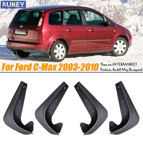 Protecteurs de boue avant et arrière pour Ford c-max Focus, 4 pièces, garde-boue, 2003, 2010, 2004, 2005, 2006, 2007, 2008, 2009 ► Photo 1/6