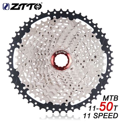 ZTTO-Cassette pour vélo de vtt, roue libre, 11 vitesses, noir, argent, Ratio large, durable ► Photo 1/6