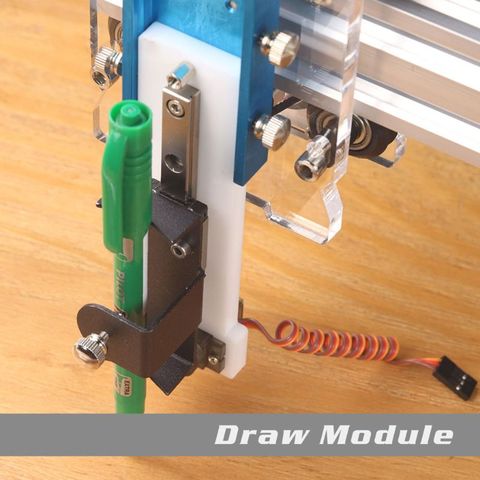 Kit de Module de dessin pour Eleksmaker EleksLaser composants de la Machine de gravure dessin Adaptation de Simulation d'écriture manuscrite 120x32mm ► Photo 1/6