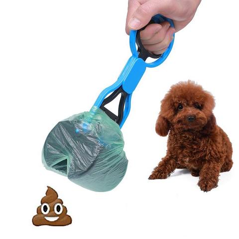 1 Pcs Chien Chat Déchets Animaux Pooper Scooper Longue Poignée Mâchoire Merde Scoop Merde En Plein Air Cleaner Choisissez Up Pet Produits accessoires ► Photo 1/6