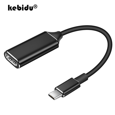 Kebidu USB C vers HDMI adaptateur 4 K 30Hz câble Type C HDMI pour MacBook Samsung Galaxy S10 Huawei Mate P20 Pro USB-C adaptateur HDMI ► Photo 1/6