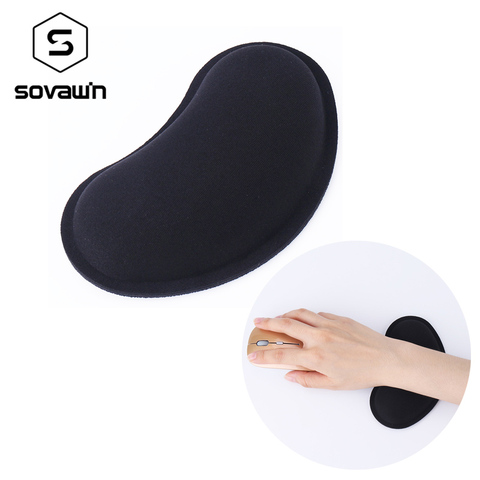 Tapis de souris éponge souple intégré tapis anti-dérapant ergonomique main poignet Gaming tapis de souris sain pour PC de jeu ordinateur portable ► Photo 1/5