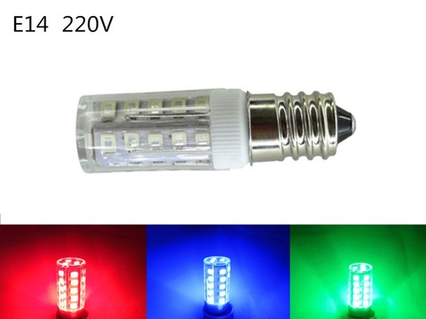 Ampoule en céramique, rouge E14 220, led v, bleue E14 LED 220V, verte E14 LED ► Photo 1/6