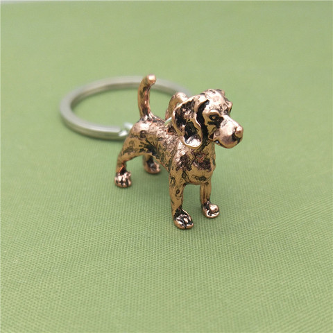 Porte-clés en forme de Beagle, nouveau, Vintage, rétro, Style Unique, à la mode, bijoux pour chien de compagnie ► Photo 1/2