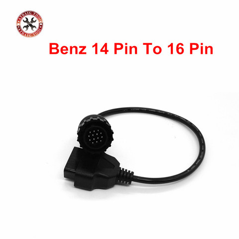 Câble de Scanner à prise ronde OBD2 pour Mercedes /Benz, adaptateur de connecteur pour outils de Diagnostic automatique, Sprinter 14 à 16 broches ► Photo 1/6