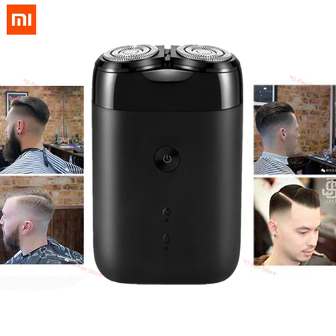 Xiaomi Mijia – rasoir électrique Portable à 2 têtes flottantes, étanche, Rechargeable par USB, en acier, pour hommes, nouveau modèle 2022 ► Photo 1/6