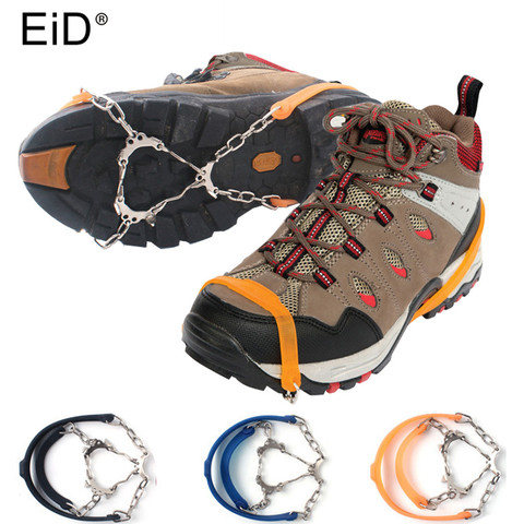 EID – chaussures d'escalade antidérapantes universelles à 6 goujons, Crampons d'hiver antidérapants pour l'extérieur ► Photo 1/6