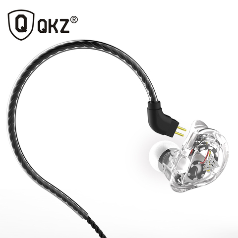 QKZ VK1 écouteurs avec 4DD dans l'oreille écouteurs fone de ouvidoauriculares audifonos HIFI DJ moniteur Sport en cours d'exécution écouteurs ► Photo 1/6