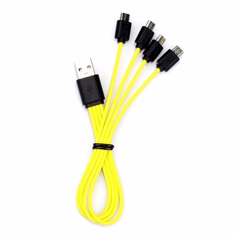 Câble de chargement Micro USB pour batterie Rechargeable USB universel 1/2/3/4 ► Photo 1/6