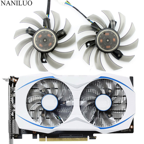 Ventilateur de refroidissement de carte vidéo, 75MM, pour ASUS MSI GTX 1050 TI Radeon Sapphire 6930 7850 GTX 550 750 Ti HD 770 ► Photo 1/6