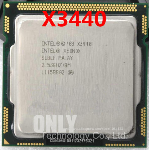Processeur intle Xeon X3440, cpu/2.53GHz/LGA1156 / 8MB /Quad-Core / I5 650/i5 750, livraison gratuite ► Photo 1/1