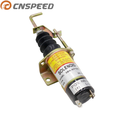 CNSPEED carburant électrovanne 12V | Arrêt du carburant, bobine coupée, liseuse Petter LPW LPWS LPWT moteur, Genset YC100492 ► Photo 1/5