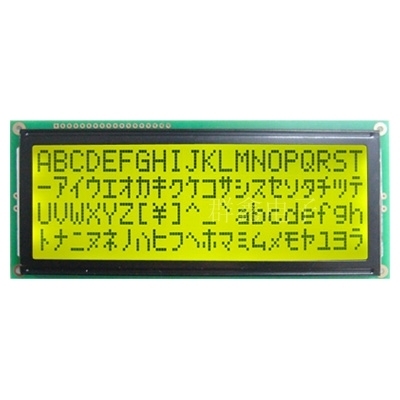 Grand écran LCD 5v 2004 20x4 20x4, module d'affichage jaune et vert 204, 146x62.5mm, HD44780 wh2004l AC204B ► Photo 1/3