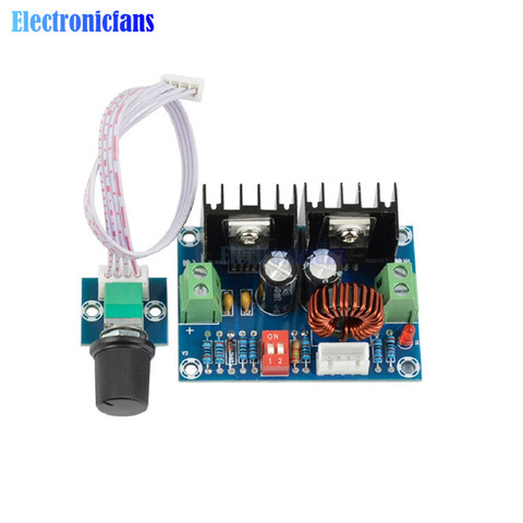 Module de régulateur de tension XH-M405 DC-DC 8A 200W XL4016 carte abaisseur haute puissance 8A avec potentiomètre externe ► Photo 1/1