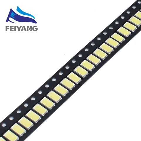 Lumière blanche SMD 5730 5630 LED 5730 diodes (3.2 ~ 3.4V), 5630/5730-CW/WW 0.5W-150Ma 50-55lm 6500K, 100 pièces ► Photo 1/3