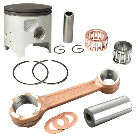 Kit de tige de connexion + bagues de Piston de 66mm, pièces de moteur de moto pour Kawasaki KDX200, KDX 200, 1989 - 2005 ► Photo 1/1