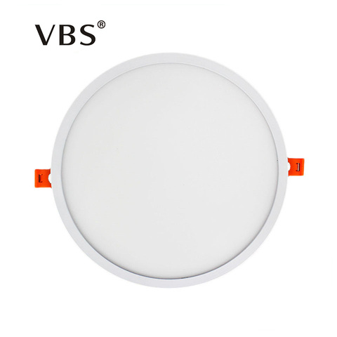 Le cadre étroit a mené le voyant 6 w 12 w 18 w 24 w rond carré Ultra mince a mené l'éclairage d'intérieur blanc chaud blanc froid de downlight ► Photo 1/1