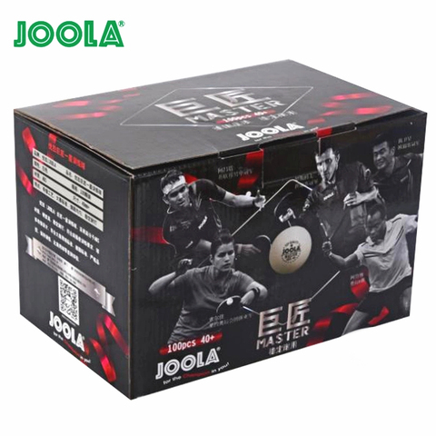 JOOLA – balle de tennis de table en plastique, 100 balles, ABS, 1 étoile, entraînement, nouveau matériau cousu, poly, 40 balles de ping-pong ► Photo 1/5