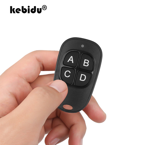Kebidu 4 bouton porte ouvre-porte de Garage télécommande 433MHZ Code roulant haute sensibilité large gamme efficacité ► Photo 1/6