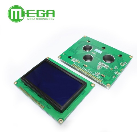 Module d'affichage LCD avec rétroéclairage, 1 pièce, 12864 128x64 points, bleu/jaune/vert, raspberry PI ► Photo 1/5