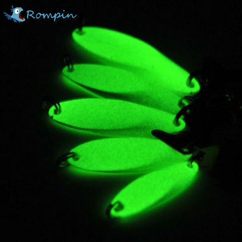 Romrin – leurre de pêche lumineux en métal, appât artificiel avec triple hameçon, wobbler, jig, matériel de pêche, 7g, 10g, 14g ► Photo 1/1