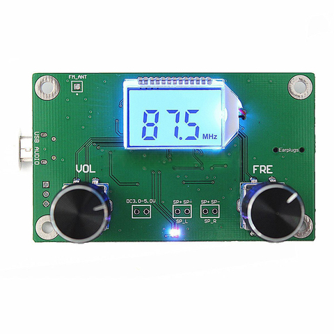 Module récepteur Radio FM numérique stéréo LCD, 87-108MHz DSP & PLL + contrôle série ► Photo 1/6
