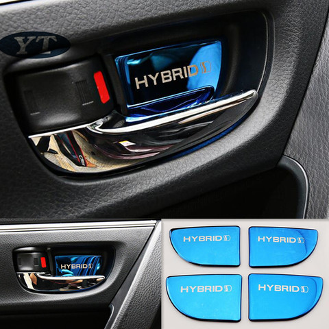 Moulage intérieur de bol autocollant pour toyota Corolla auris 2014 – 2022 ,4 pièces/lot, accessoires de voiture ► Photo 1/5
