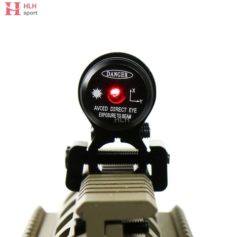 Vue Laser rouge de tactique 650nm, avec pince, objectif de montage de 11/20mm, fusil réglable, vue Laser armes de chasse Glock 1911 arbalète ► Photo 1/6