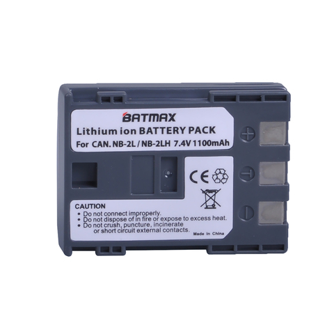 Batterie Li-ion Rechargeable, pour appareil photo CANON 350D 400D G7 G9 S30 S40 z1, NB 2LH NB-2L NB 2L NB2L NB-2LH BP-2L5 1100mAh, 1 pièce/lot ► Photo 1/1