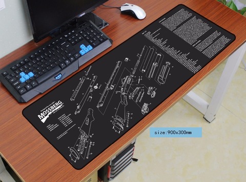 Mossberg-tapis de souris gaming, tapis de souris 900x300x3mm, pour cahier d'ordinateur, mosin, tapis de souris de clavier populaire ► Photo 1/4