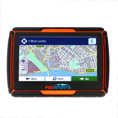 Fodsports 4.3 pouces étanche Bluetooth Moto GPS navigateur Moto gps navigateur cartes gratuites 256M RAM 8GB Flash ► Photo 1/6
