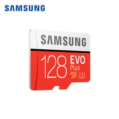 SAMSUNG-carte Micro SD/SD, 128 go, classe 10, TF/S, MicroSD, XC UHS-1 EVO + EVO Plus, compatible 4K, nouvelle carte mémoire ► Photo 1/6
