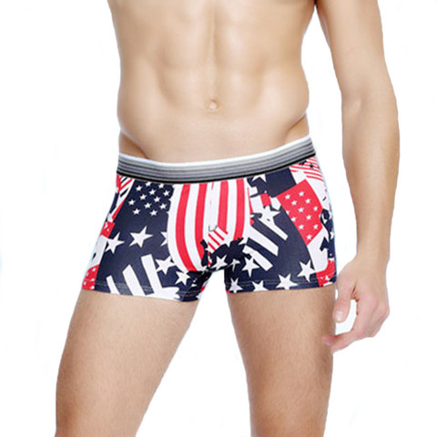 Boxer Sexy pour Homme, sous-vêtement de dessin animé, confortable, respirant, imprimé ► Photo 1/6