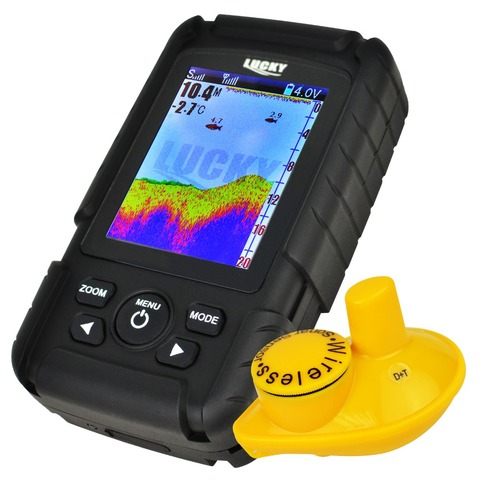 LUCKY – détecteur de poisson sans fil à écran couleur FF718Lic-W, batterie Rechargeable, portée de fonctionnement 100m, étanche ► Photo 1/6