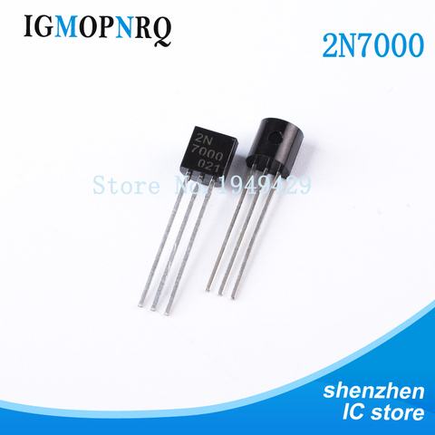 20 pièces/lot 2N7000 TO92 petit Signal MOSFET 200 mAmps, 60 Volts n-canal TO-92 nouveau ► Photo 1/2