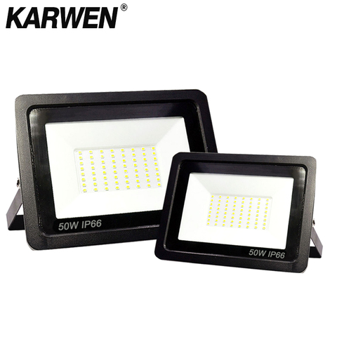 KARWEN – projecteur Led étanche 10W 20W 30W 50W Smart IC SMD 2835, éclairage d'extérieur 220V pour projecteur de rue ► Photo 1/6