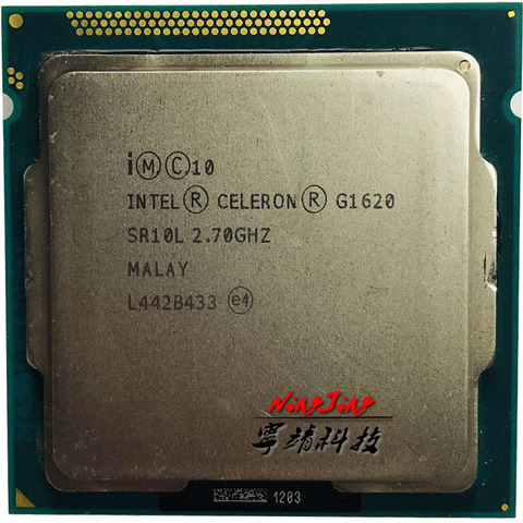Processeur d'unité centrale double cœur Intel Celeron G1620 2.7 GHz 2M 55W LGA 1155 ► Photo 1/1