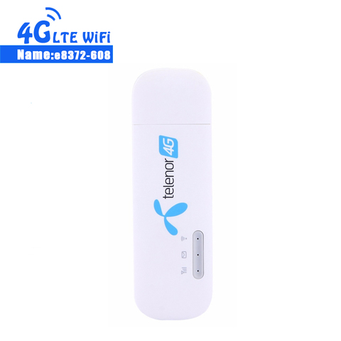 Huawei E8372 E8372h-608 LTE USB Wingle LTE Universel 4G Modem WiFi Dongle Wifi De Voiture + 2 pièces 4G Antenne ► Photo 1/6