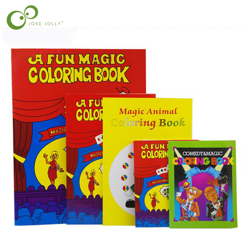 Un livre de coloriage magique amusant cartes de tours de Magie meilleur pour les enfants livre de Magie Prop Gimmick mentalisme drôle WYQ ► Photo 1/5