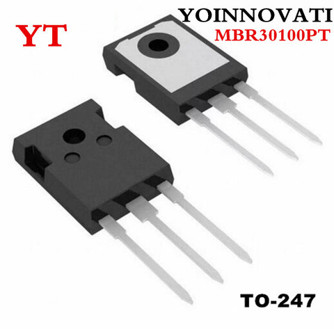 Diode schottky MBR30100PT, 30A / 100V, TO-247, meilleure qualité, 5 pièces/lot ► Photo 1/1