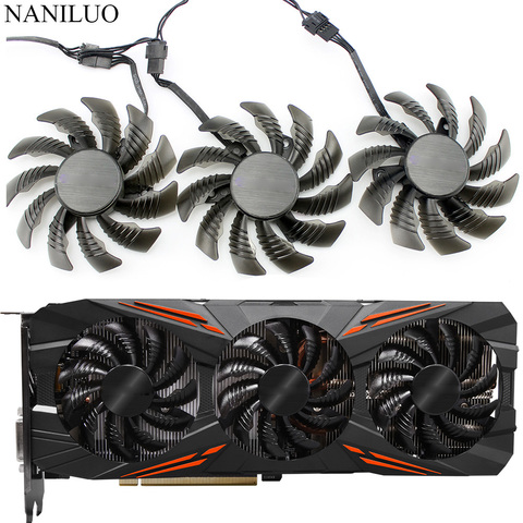 Ventilateur de refroidissement pour carte vidéo Gigabyte AORUS GTX 1080 1070 Ti G1, 75MM, T128010SU 0.35A ► Photo 1/6